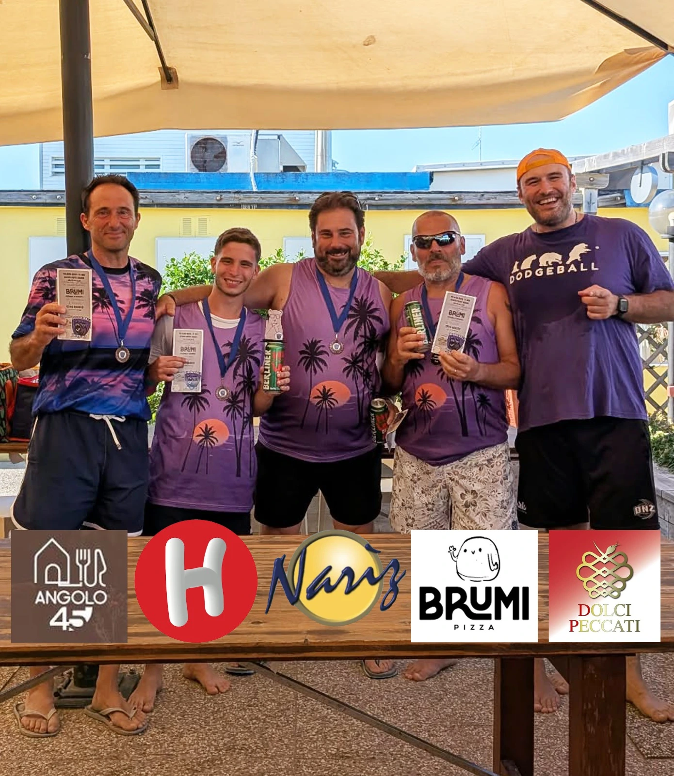 Squadra Beach Boys, terzo posto Summer GrizzCup 2026