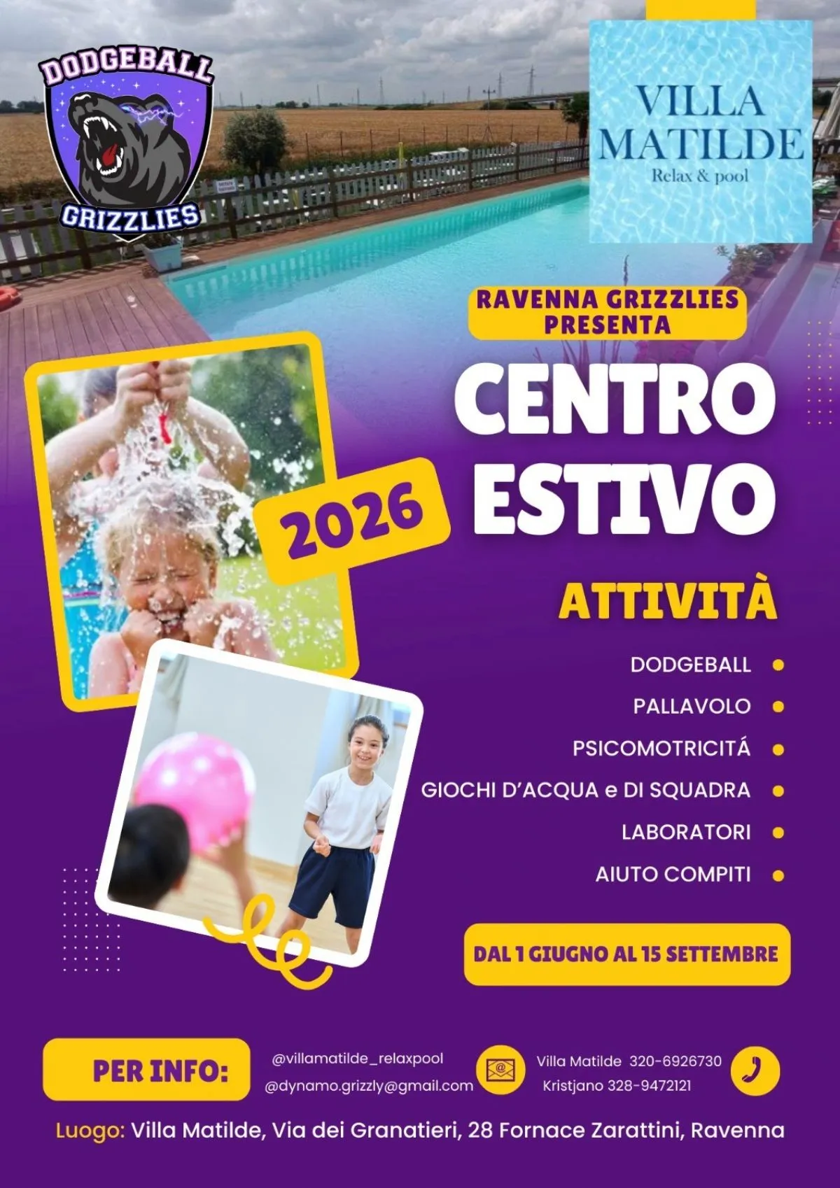 CRE Grizzlies e Summer GrizzCup 2026: tutte le info