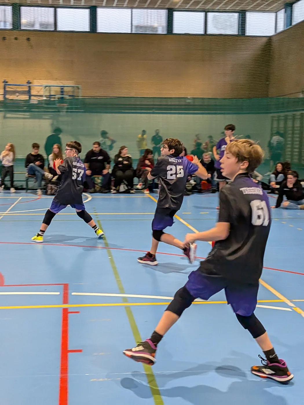 Dodgeball Ravenna – giovanile lancio in partita