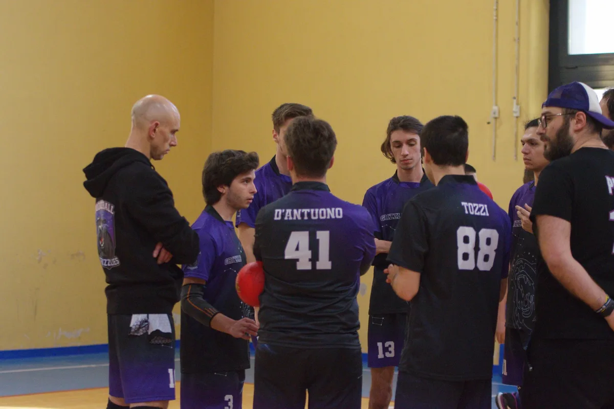 Dodgeball Ravenna – huddle di squadra