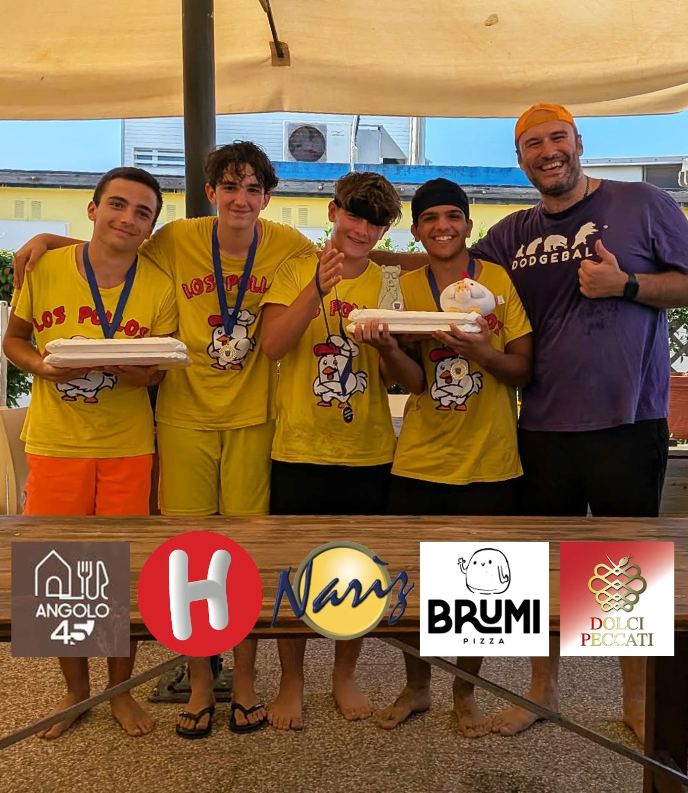 Squadra Los Pollos, vincitrice Summer GrizzCup 2026